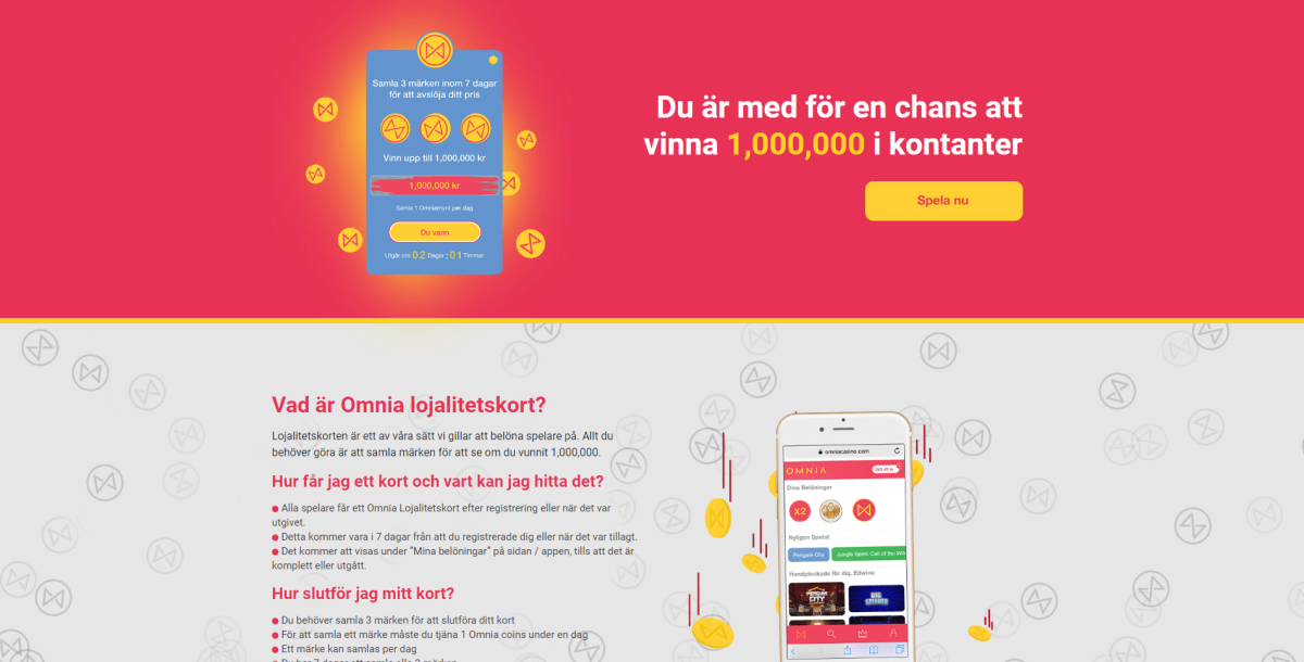Omnia casino och bonusar