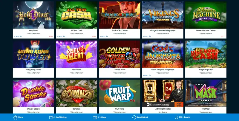 fun casino spelutbud