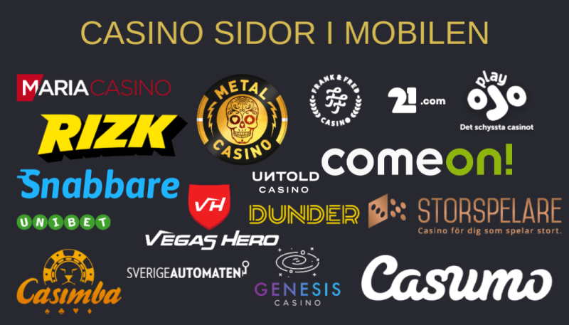 casino sidor i mobil