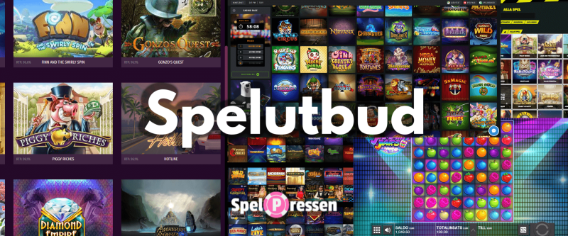 spelutbud på svenska casinon