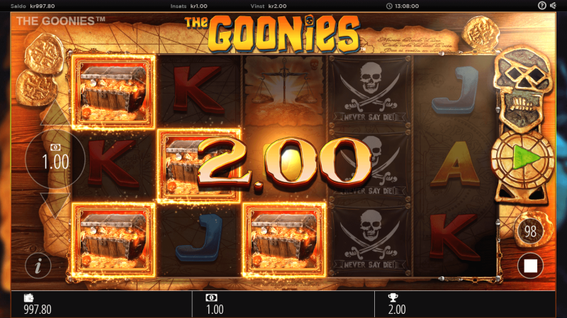 The Goonies slot symboler