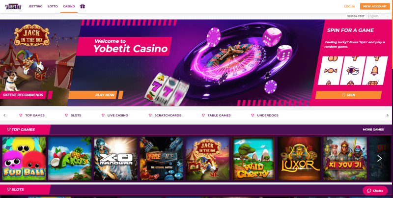 Casinospel på Yobetit
