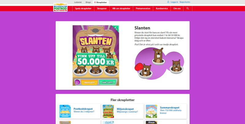 Slanten från Postkodlotteriet