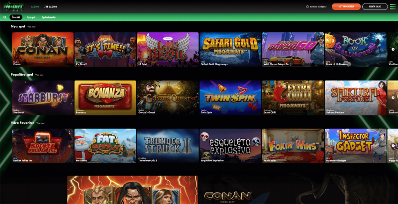 InAndOutBet bankid casino