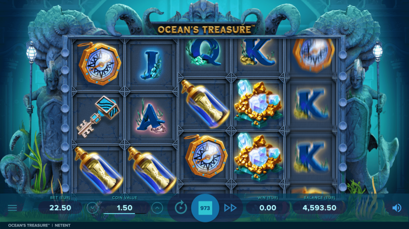 Ocean's Treasure slot jämförelse 1